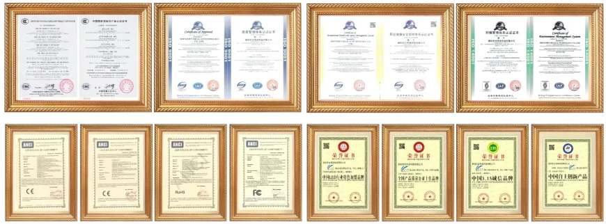 factory certificate
